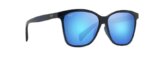 Sunglasses, Liquid Sunshine Fr: Translucent Navy Lens: Blue Hawaii