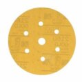 Sanding Disc, 6″ Hookit G:240 Gold DustFree 6+1Hole