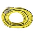 Extension Cord, 15A Length:25′ 12/3 Heavy Duty Yellow/Blue