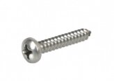 Self Tapping Screw, Stainless Steel Pan Head A2 8x70mm