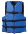 Life Vest, Adult Oversize Blue Type:III US Coast Guard Approved