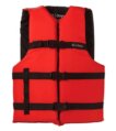 Life Vest, Adult Oversize Red Type:III US Coast Guard Approved