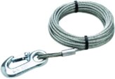 Winch Cable, Ø5/32″ Length:25′ Galvanize with Hook