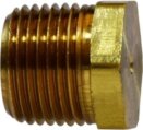 Plug, Hex Head Brass 1/4″ NPT Male Tapered