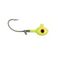 Jig, Grub Head 1/8oz #1 Hook Chartreuse 10Pk