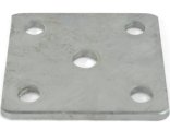 Plate, 1+4holesØ:1/2″ CtoC:2.38″ Width 3.5″ Overall Length:4″