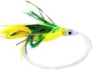 Jig, Trolling Dave Workman Feather 6″ Green/Yellow