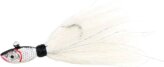 Jig, Bucktail with Rattle and Grub Keeper 3/4oz 6/0 Black