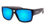 Sunglasses, Irie Floating Polarized Frame: Matte Black Lens: Ice Blue Mirror
