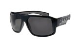 Sunglasses, Mega Mana Floating Polarized Frame: Matte Black Lens: Smoke