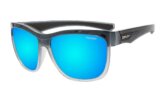 Sunglasses, Jaco Floating Polarized Frame: Smoke Lens: Ice Blue Mirror