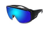 Sunglasses, Magnum Floating Polarized Frame: Smoke Crystal Lens: Ice Blue