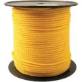 Twisted Rope, Polyprop 3/8″ Yellow per Foot 1200′ Roll