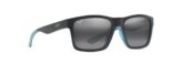 Sunglasses, The Flats Frame: Black/Teal Lens: Neutral Grey