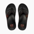 Sandals, Men’s Cushion Phantom Leather Coffee Black