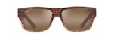 Sunglasses, Keahi Frame: Brown Stripe Lens: HCL Bronze