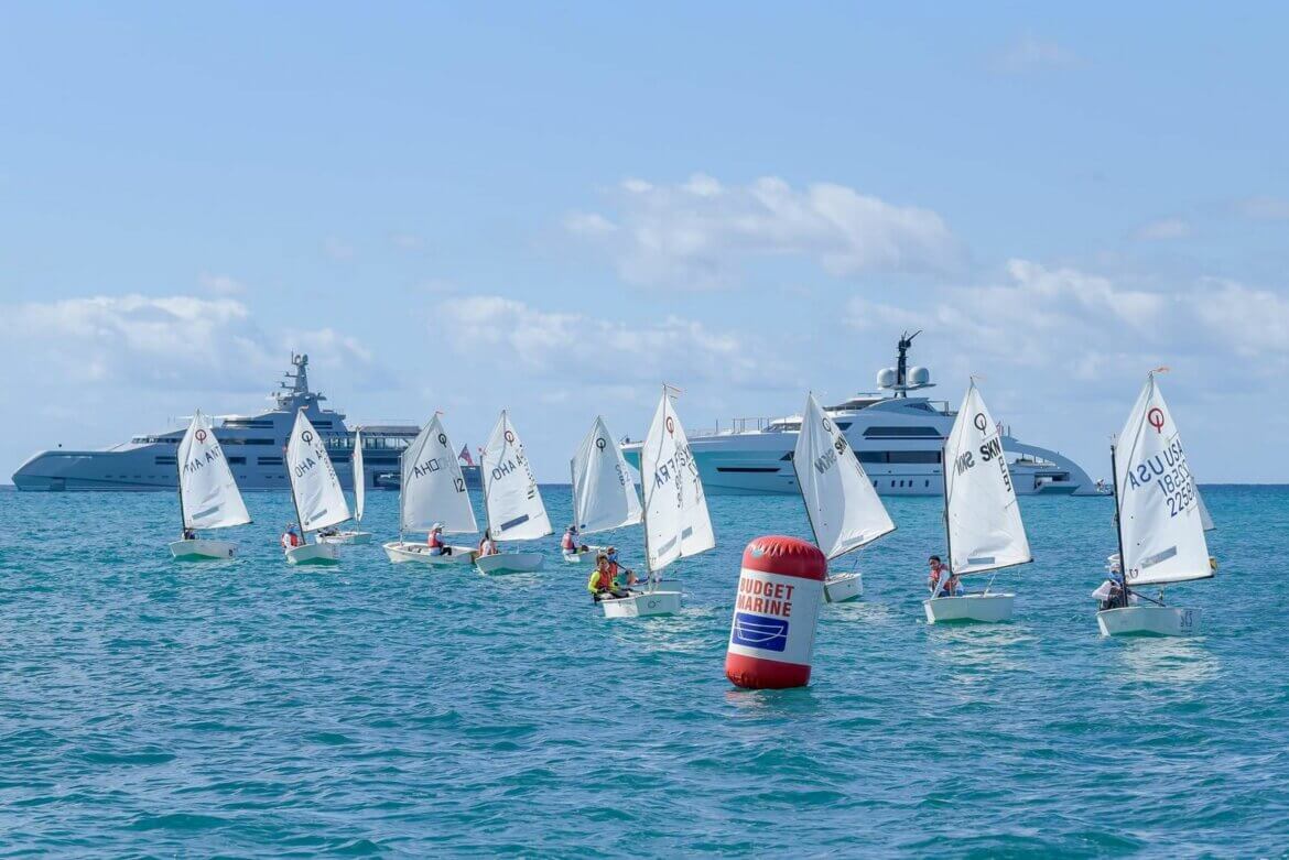 Opti Sailors show their talent at the 18th St. Maarten Budget Marine Optimist Championship 1