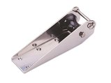 Anchor Roller, Fixed 222 x 67mm Stainless 304 Bk PU Roller Captive Pin