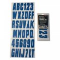 Number & Letter Kit, 3″ Blue