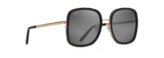Sunglasses, Pua Frame: Black/Gold Lens: Neutral Grey