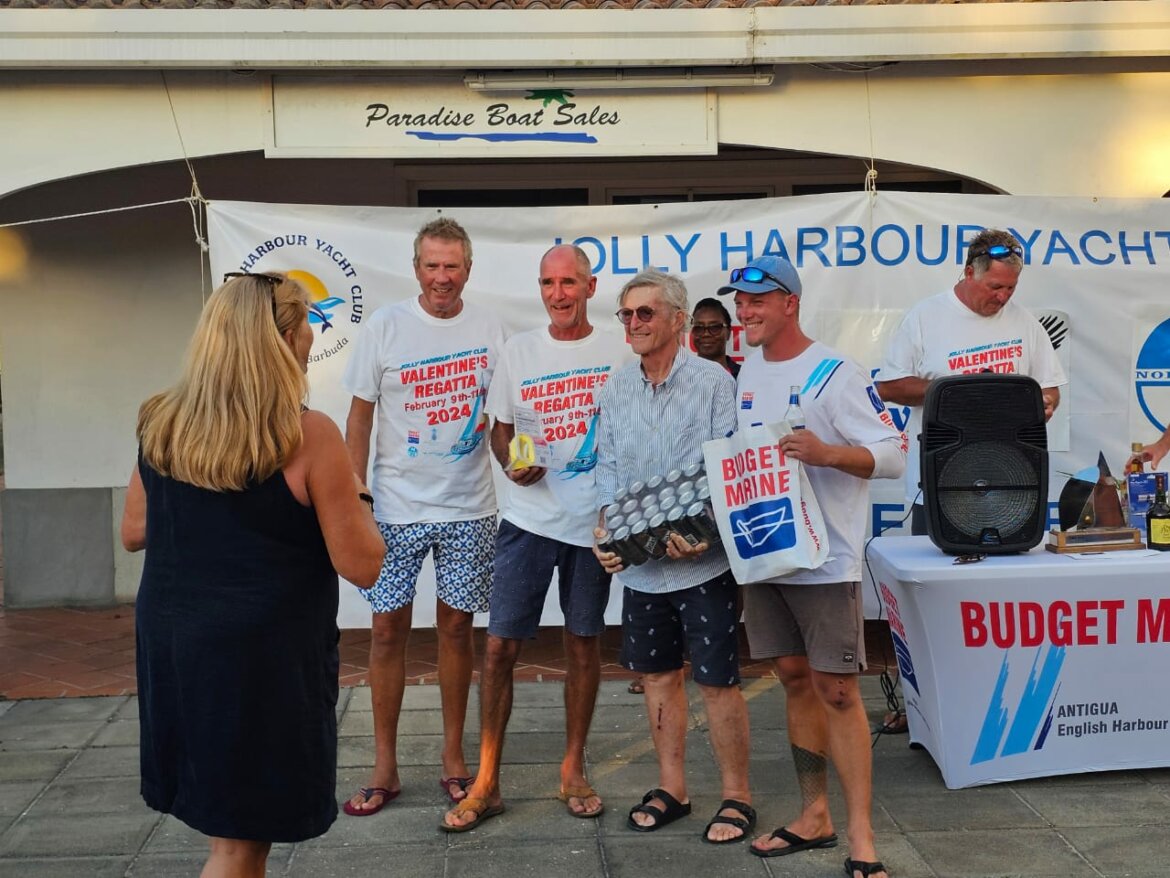PROUD TO BE PRIMARY SPONSOR OF THE JOLLY HARBOUR VALENTINES REGATTA 7