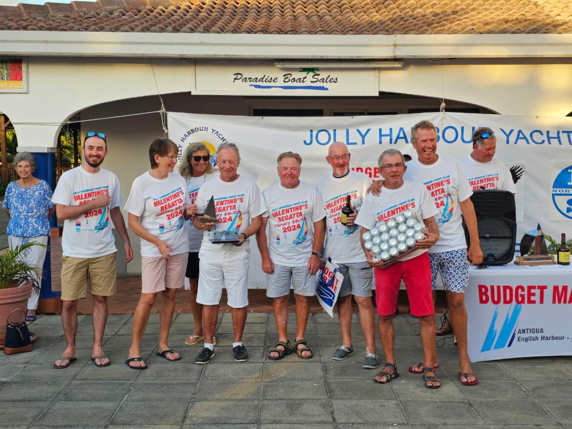 PROUD TO BE PRIMARY SPONSOR OF THE JOLLY HARBOUR VALENTINES REGATTA 8