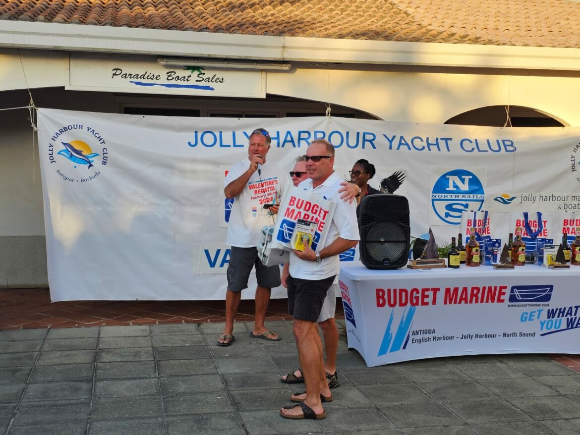 PROUD TO BE PRIMARY SPONSOR OF THE JOLLY HARBOUR VALENTINES REGATTA 11