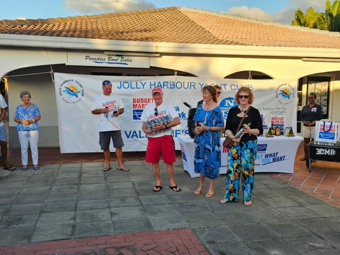 PROUD TO BE PRIMARY SPONSOR OF THE JOLLY HARBOUR VALENTINES REGATTA 12