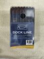 Dock Line, 1/2″ (13mm) Nylon Braided Length:20′ Black