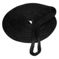 DoubleBraid Rope, Nylon 3/8″ (9.5mm) Black per Foot