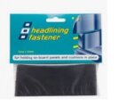 Headlining Fastener, Black 25mm x 125mm Hook & Loop 2Pk