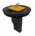 Replacement Lid, for Waste Tank with Integrated Sensor 1x Wire Grey