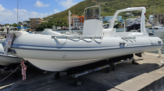Dinghy, Fully Rigged 5.8m 19′ Fiberglass Hull Hypalon Light Grey Double Floor