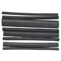 HeatShrink Tubing, Adhesive 1/4″ Length:12″ Black 10 Pack