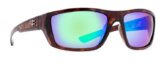 Sunglasses, Sancho Tortoise Frame/Green Mirror Lens