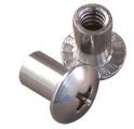 Sleeve Nut, Barrel Stainless Steel 10-24 Length:3/8″ Phillips 12Pk