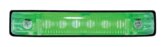 Strip Light, Utility 6LED Green Length:4″