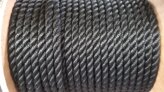 Twisted Rope, Nylon 1/2″ (13mm) Black Approx BL:5750Lb per Foot 300’ Roll