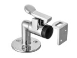 Door Stop, w/Catch Vertical Auto Latch 72mm 316 Stainless Steel