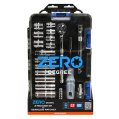 Socket Set, Gearless with Zero Degree Ratchet 25Pc Metric