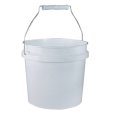 Pail, Bucket White Plastic 60mil 1 Gal