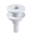 Thru Hull, Plastic 3/4″ White