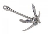 Anchor, Folding 2.5kg 5.5Lb Grapple 316 Stainless Steel