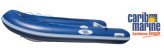 Dinghy, 2.5m 8.6′ Fiberglass Hull Hypalon Ocean Blue