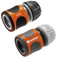 Connector Set, Hose 13mm (1/2″) -15mm (5/8″) to Clipin F (Original+Waterstop) 2pcs