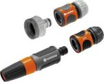 Connector Set, Starter f/Hose 13mm (1/2″) -15mm (5/8″) w/Nozzle 4Pc
