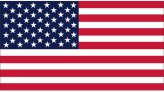 Flag, USA 35 x 46cm