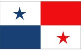 Flag, Panama 35 x 46cm