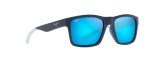 Sunglasses, The Flats Frame: Navy with Light Blue Lens: Blue Hawaii