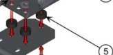 Black Spacer, iØ:1″ x 3/8″